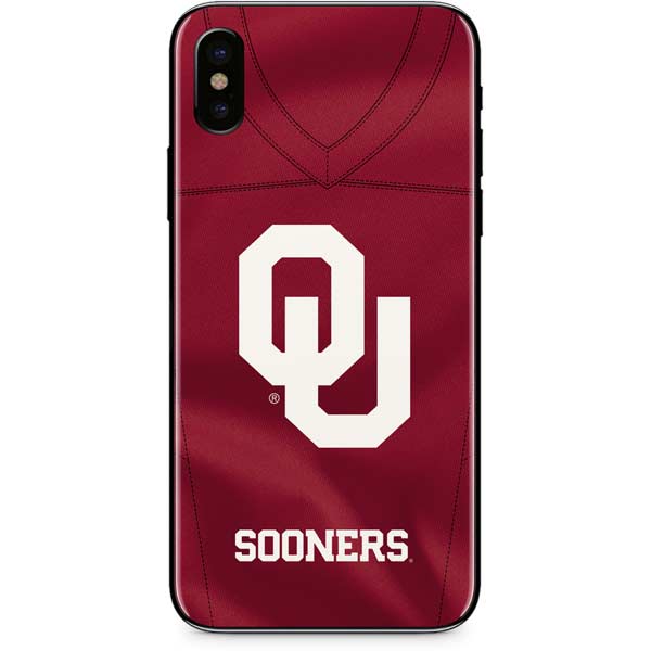 University of Oklahoma Red Jersey iPhone XS Skin