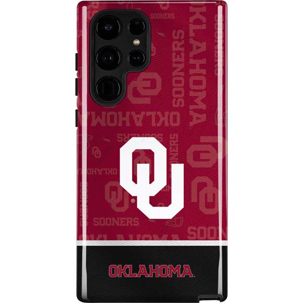 University of Oklahoma Split Jersey Galaxy Cases