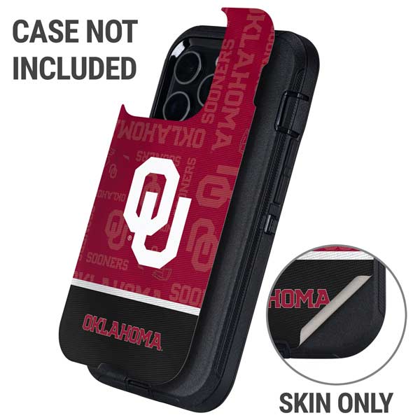 University of Oklahoma Split Jersey Otterbox Defender iPhone Skin
