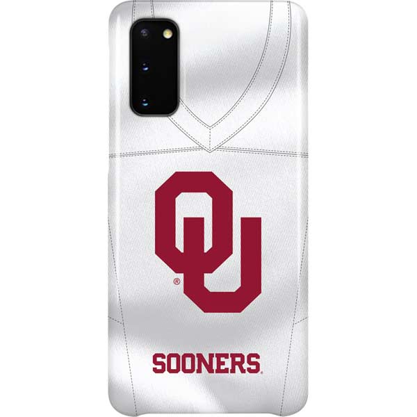 University of Oklahoma White Jersey Galaxy Cases