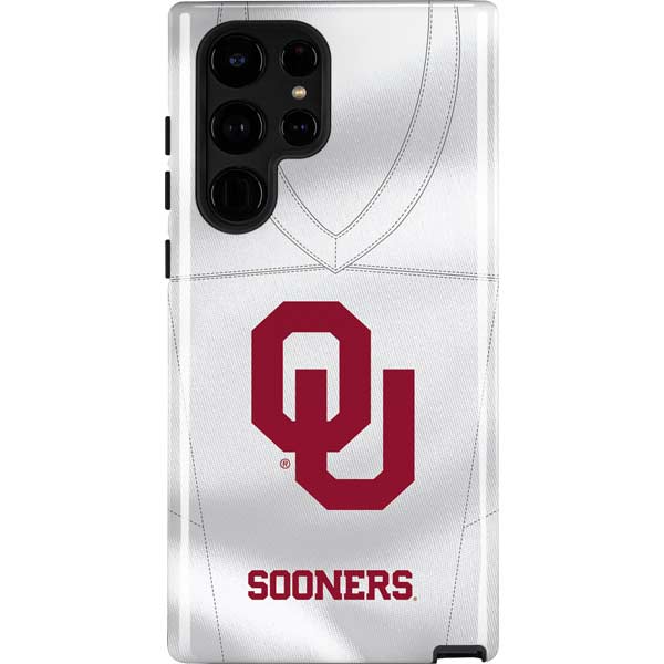 University of Oklahoma White Jersey Galaxy Cases