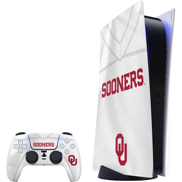 University of Oklahoma White Jersey PlayStation PS5 Skins