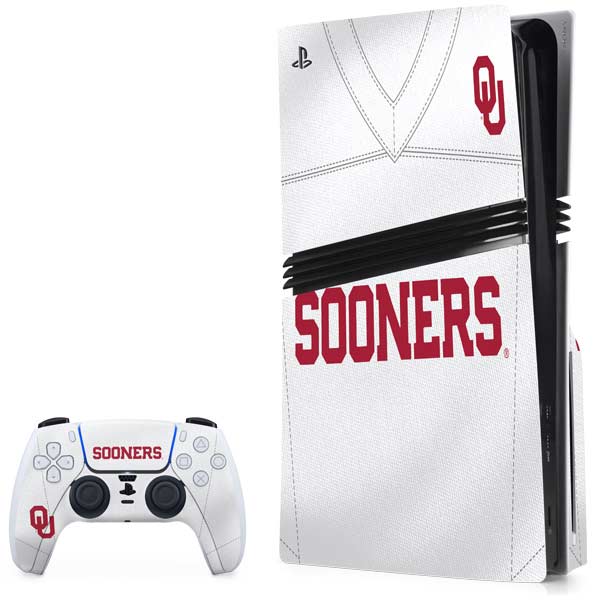University of Oklahoma White Jersey PlayStation PS5 Skins