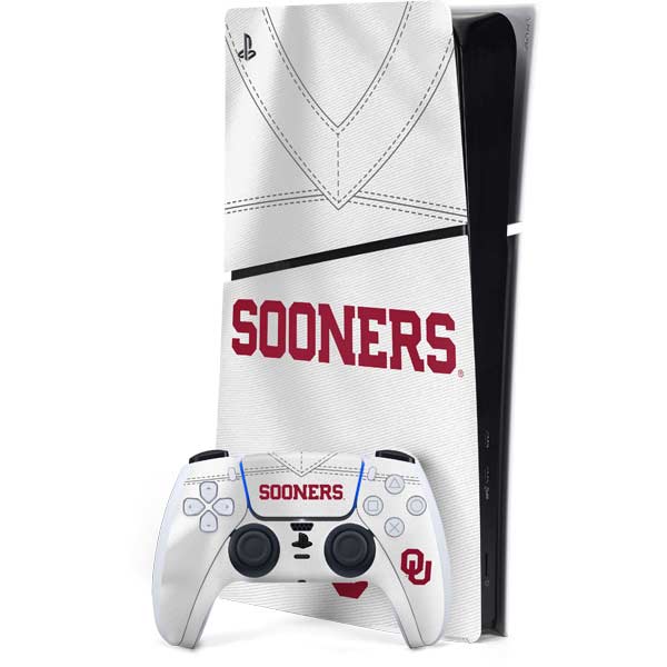 University of Oklahoma White Jersey PlayStation PS5 Skins