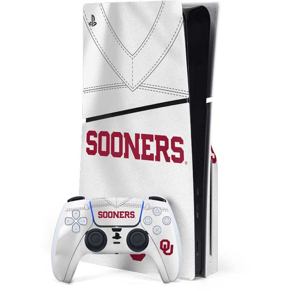 University of Oklahoma White Jersey PlayStation PS5 Skins