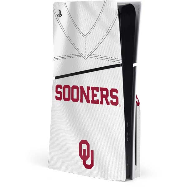 University of Oklahoma White Jersey PlayStation PS5 Skins