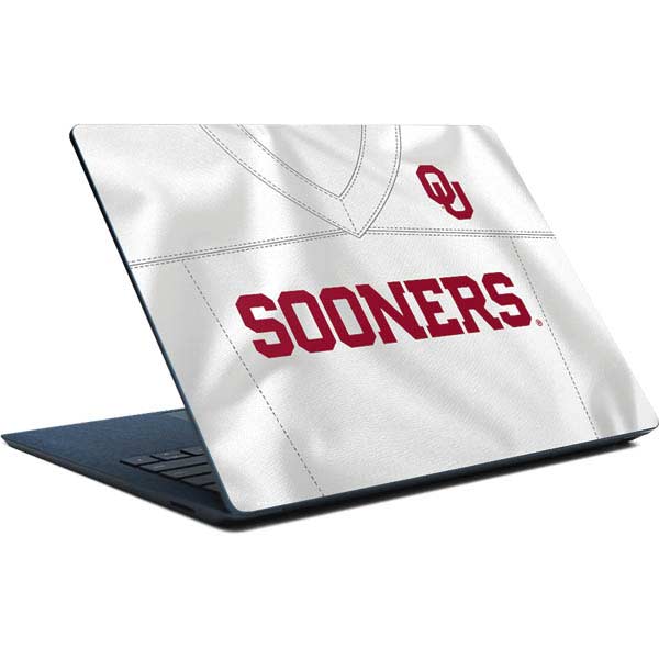 University of Oklahoma White Jersey Surface Laptop Skin