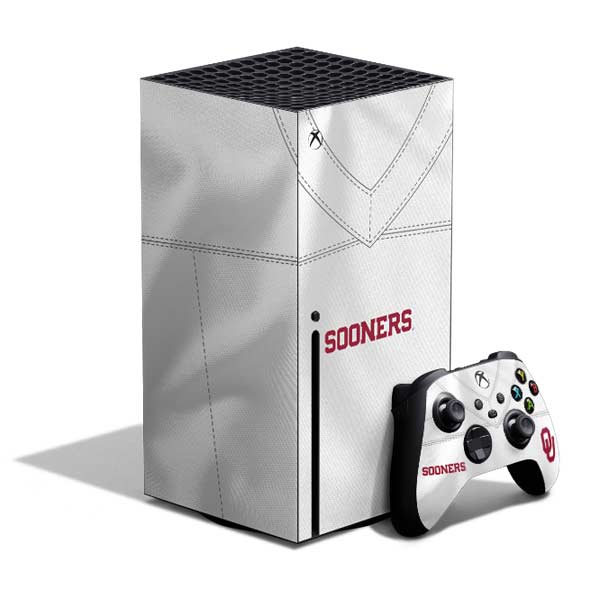 University of Oklahoma White Jersey Xbox Series X Skins