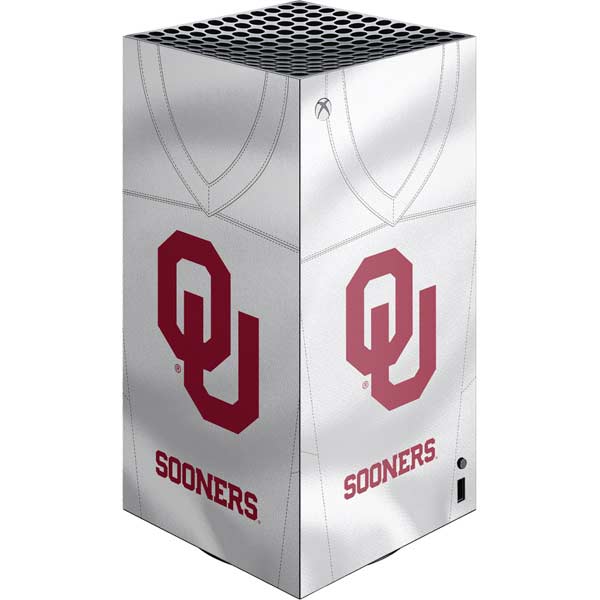 University of Oklahoma White Jersey Xbox Series X Skins