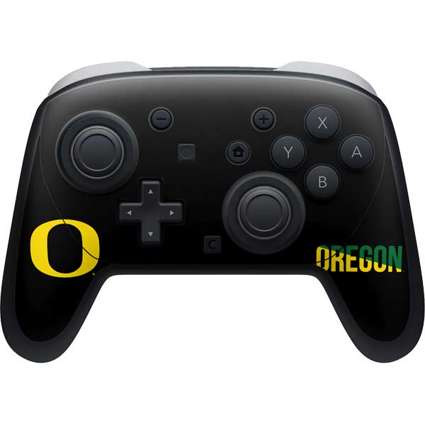 University of Oregon Split on Black Nintendo Switch 2 (2025) Pro Controller Skin