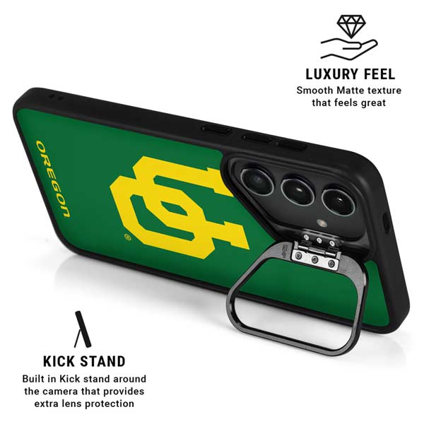 University of Oregon UO on Green Galaxy S26 Kickstand Case