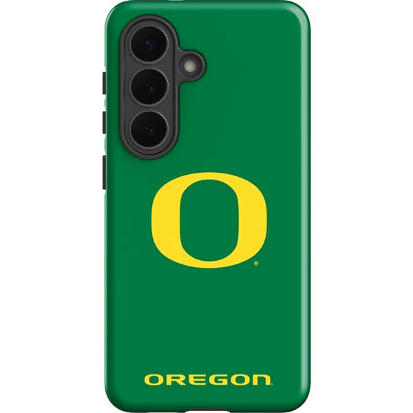 University of Oregon Yellow O on Green Galaxy S26 Impact Case