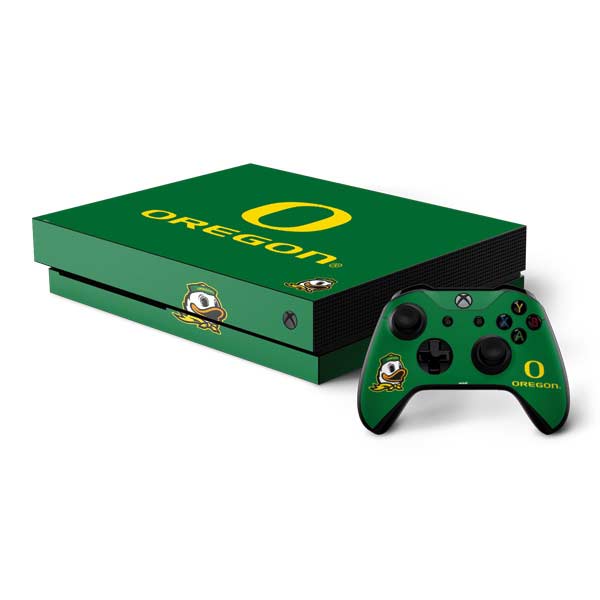 University of Oregon Yellow O with Text Xbox One Skins