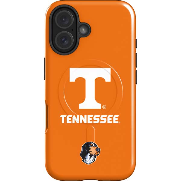 University of Tennessee-Knoxville T Logo on Orange iPhone 16 Magsafe Impact Case