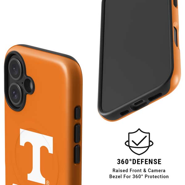 University of Tennessee-Knoxville T Logo on Orange iPhone 16 Plus Magsafe Impact Case