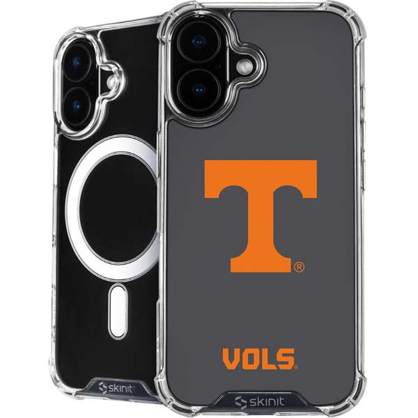 University of Tennessee-Knoxville T Logo Vols on Gray iPhone 17 MagSafe Case
