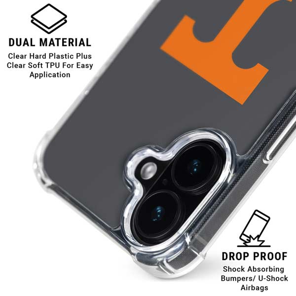 University of Tennessee-Knoxville T Logo Vols on Gray iPhone 17 MagSafe Case