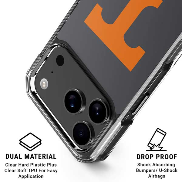 University of Tennessee-Knoxville T Logo Vols on Gray iPhone 17 Pro MagSafe Case