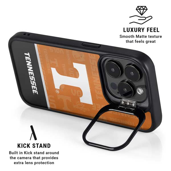 University of Tennessee Split Jersey iPhone 14 Pro Kickstand Case