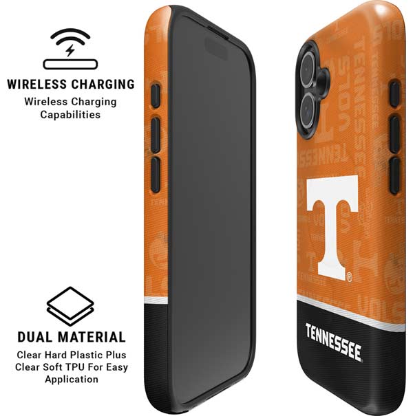University of Tennessee Split Jersey iPhone 16 Plus Magsafe Impact Case