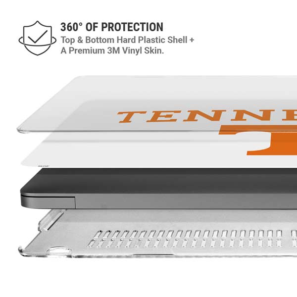 University of Tennessee-Knoxville Collegiate Text MacBook Pro 14in (2021-24) Case plus Skin