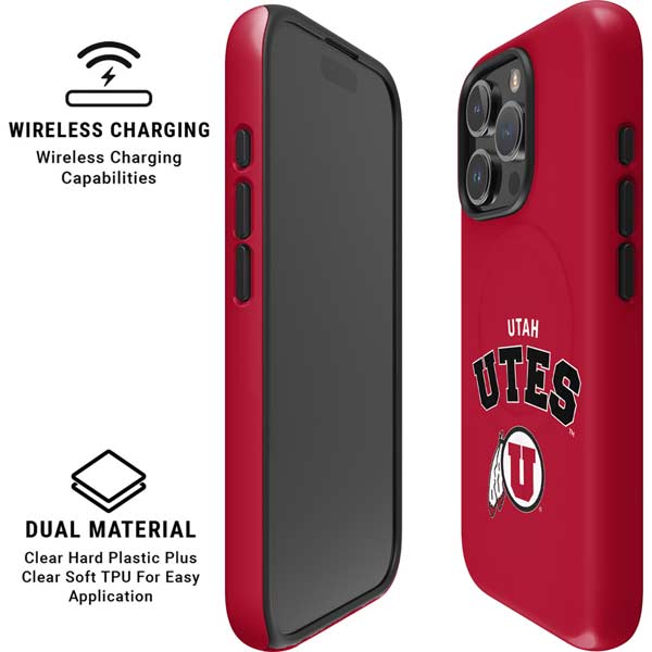 University of Utah Block U iPhone 16 Pro Max Magsafe Impact Case