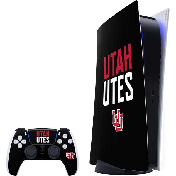 University of Utah Interlocking U PlayStation PS5 Skins