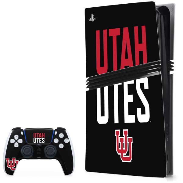 University of Utah Interlocking U PlayStation PS5 Skins
