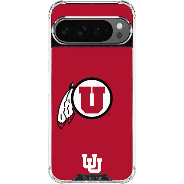 University of Utah Logo Google Pixel 10 Pro Clear Case