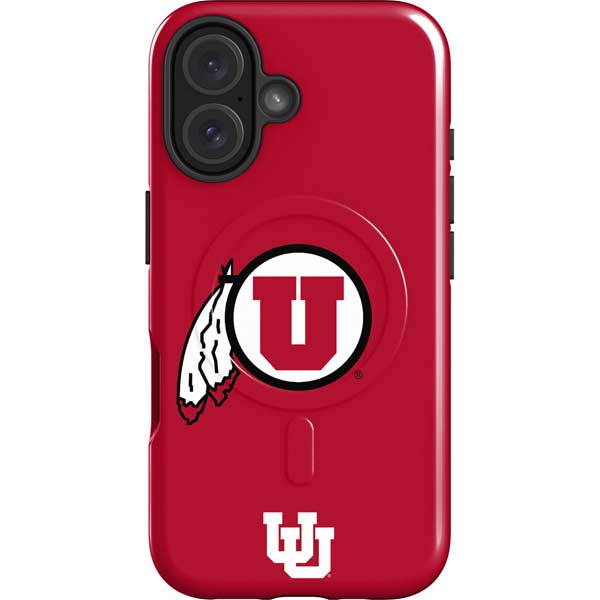 University of Utah Logo iPhone 16 Plus Magsafe Impact Case