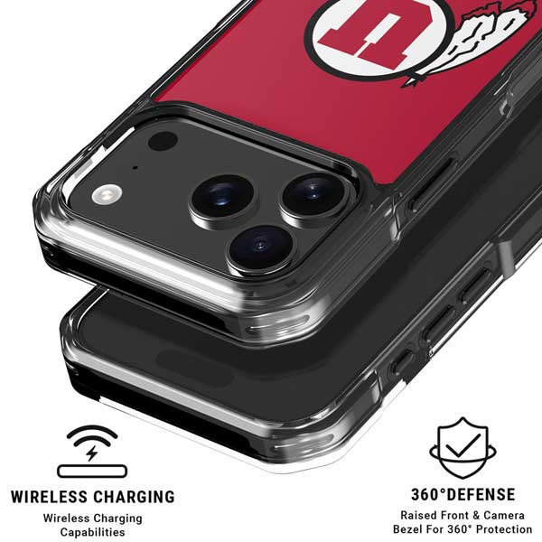 University of Utah Logo iPhone 17 Pro Clear Case
