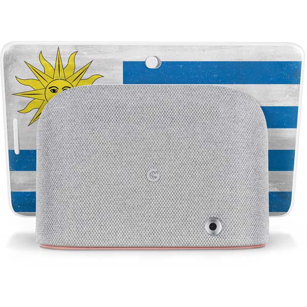 Uraguay Flag Distressed Google Home Hub Skin