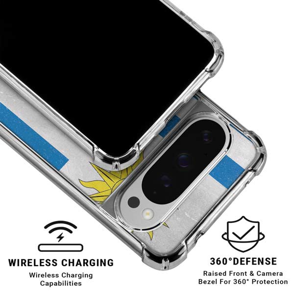 Uraguay Flag Distressed Google Pixel 10 Pro Clear Case