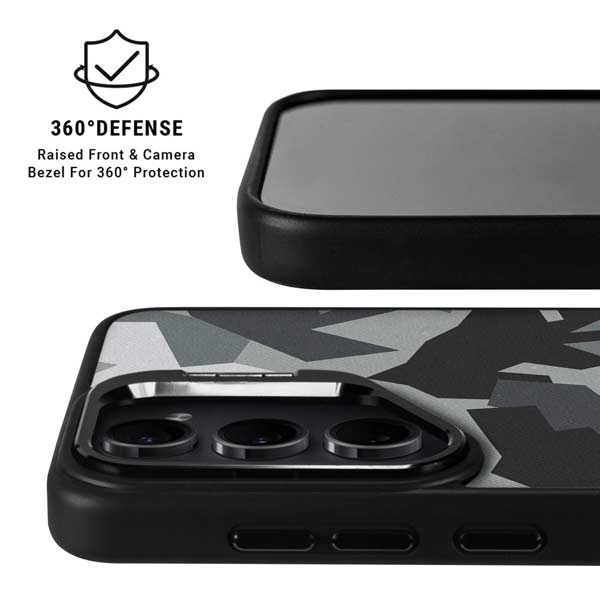 Urban Camouflage Black Galaxy S26 Ultra Kickstand Case
