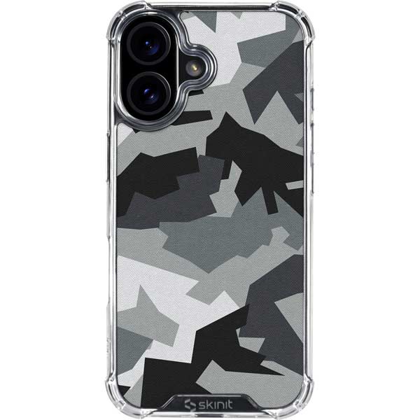Urban Camouflage Black iPhone 17 Clear Case