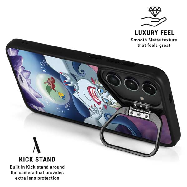 Disney Villains Ursula Ariel and Flounder Galaxy S26 Kickstand Case