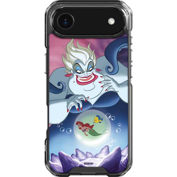 Disney Villains Ursula Ariel and Flounder iPhone 17 Air Clear Case