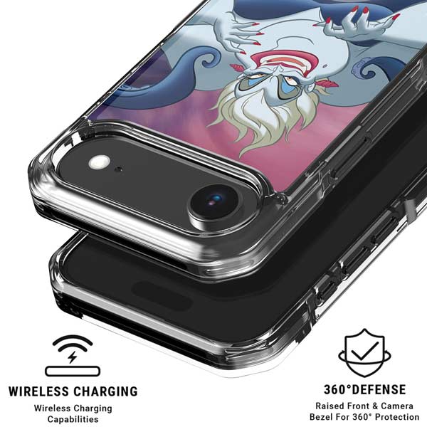 Disney Villains Ursula Ariel and Flounder iPhone 17 Air Clear Case