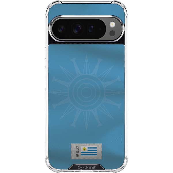 Uruguay Soccer Flag Google Pixel 10 Pro XL Clear Case