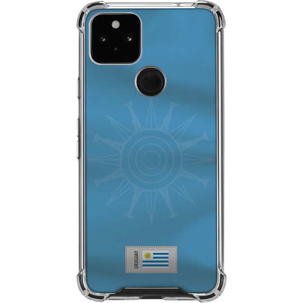 Uruguay Soccer Flag Pixel Cases