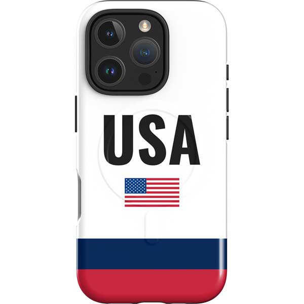 USA American Flag iPhone 16 Pro Magsafe Impact Case