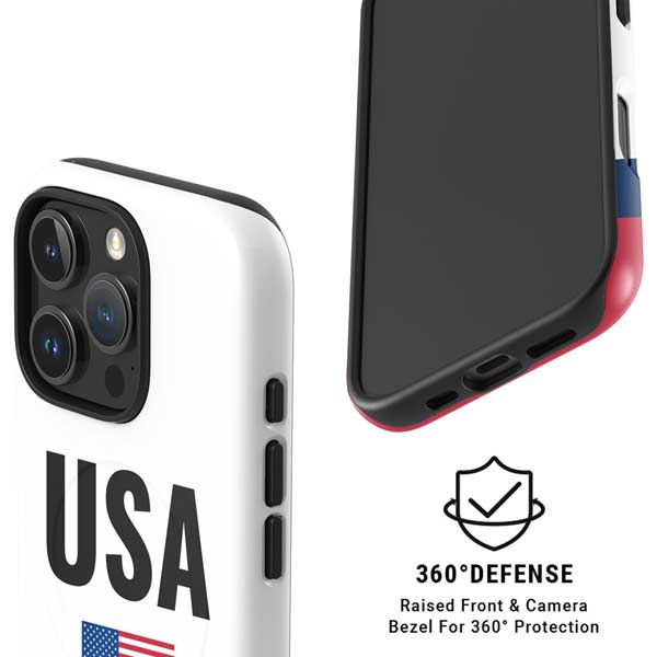 USA American Flag iPhone 16 Pro Magsafe Impact Case