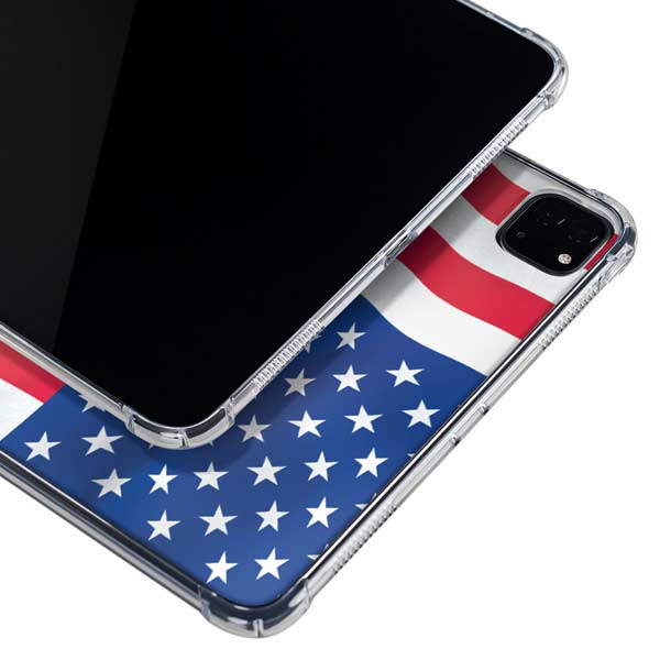 USA Flag iPad Pro 11in (2024) Clear Case