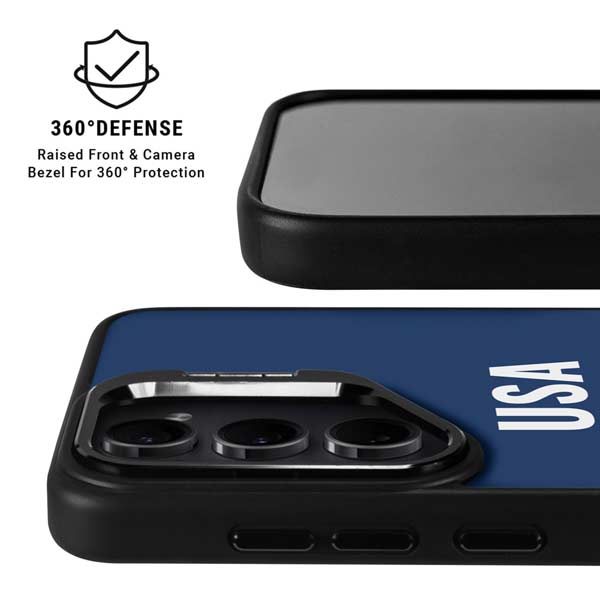 USA Flag Stars Galaxy S26 Kickstand Case