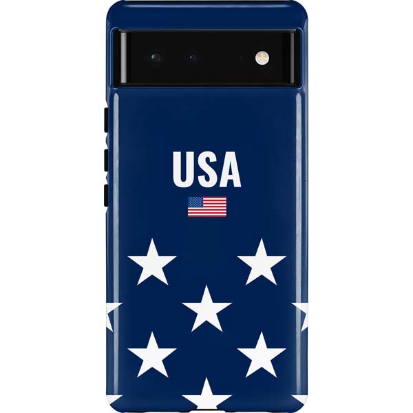 USA Flag Stars Pixel Cases