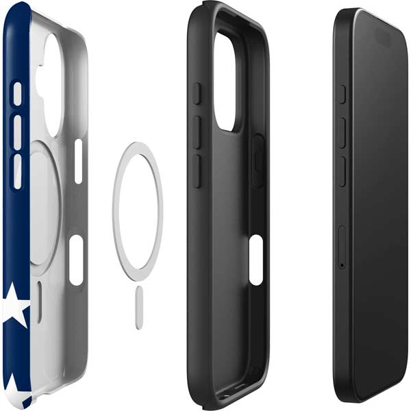 USA Flag Stars iPhone 16 Magsafe Impact Case