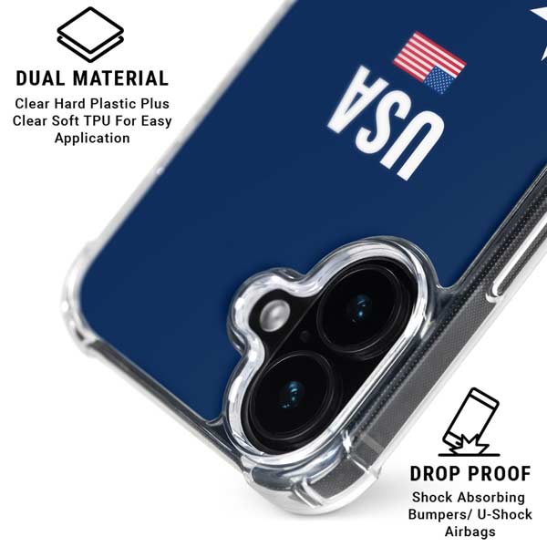 USA Flag Stars iPhone 17 MagSafe Case