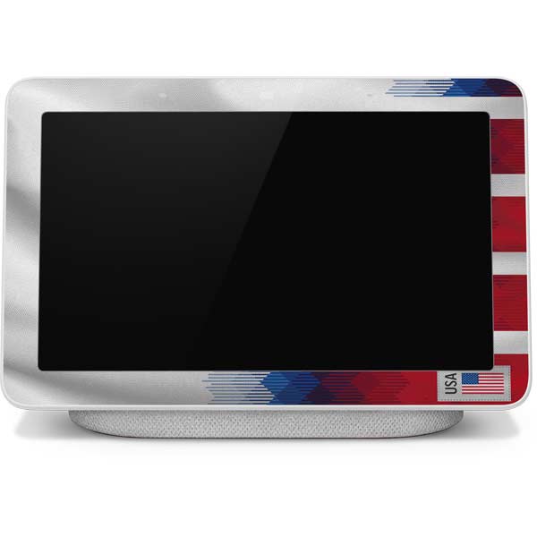 USA Soccer Flag Google Home Hub Skin