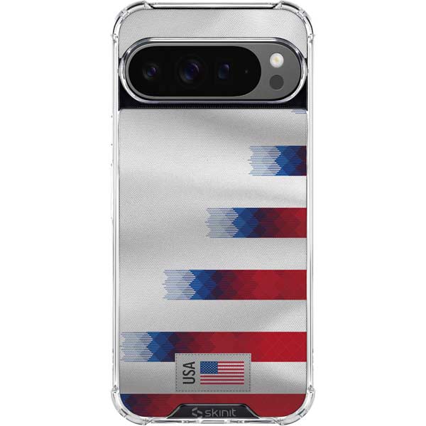 USA Soccer Flag Google Pixel 10 Pro Clear Case