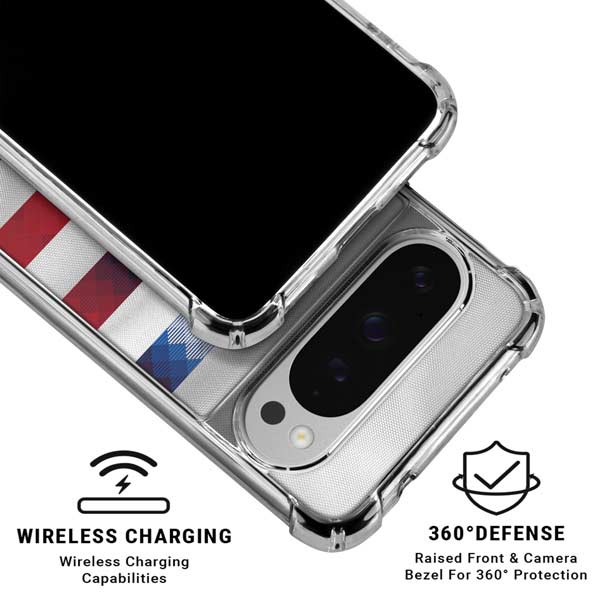 USA Soccer Flag Google Pixel 10 Pro Clear Case